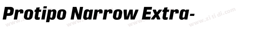 Protipo Narrow Extra字体转换 Protipo Narrow Extra字体转换